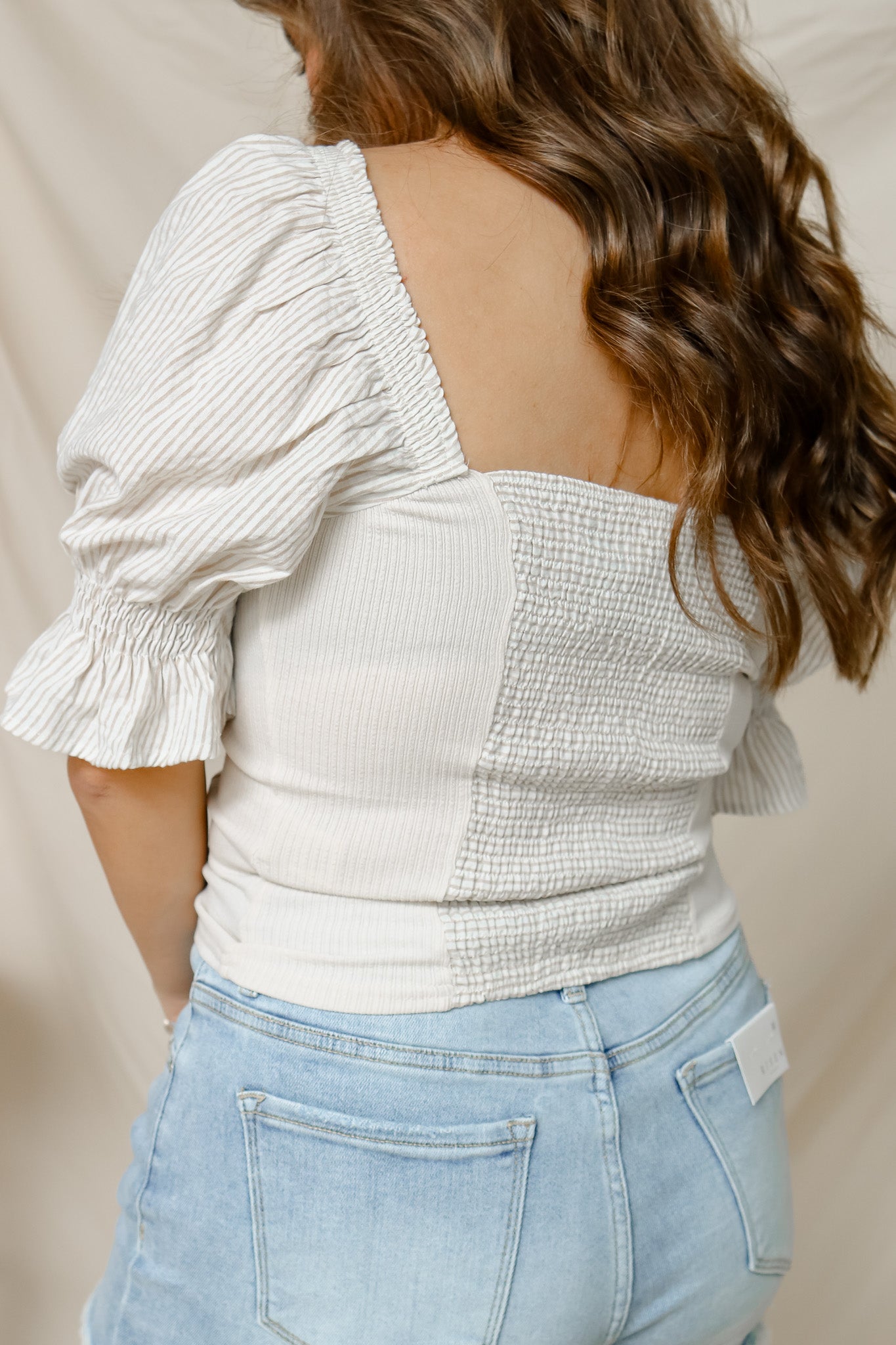 Sweetest Day Bubble Sleeve Top