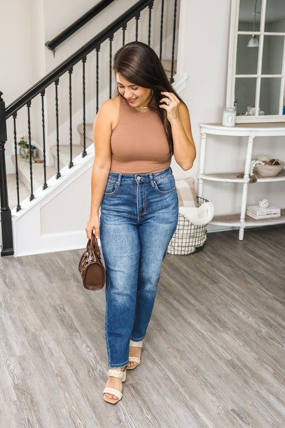 Looking Ahead Bodysuit (chocolate milk)
