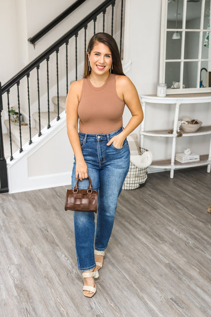 Looking Ahead Bodysuit (chocolate milk)