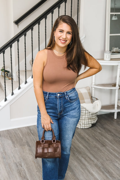 Looking Ahead Bodysuit (chocolate milk)