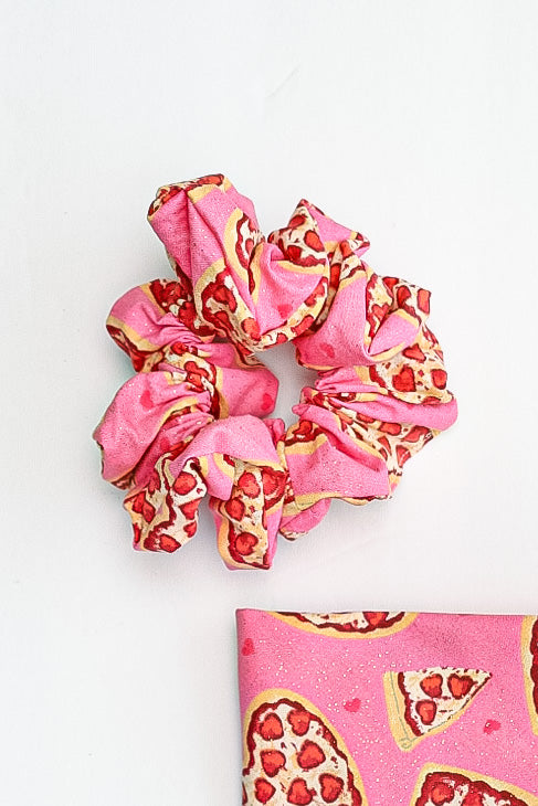 Pizza My Heart Scrunchie