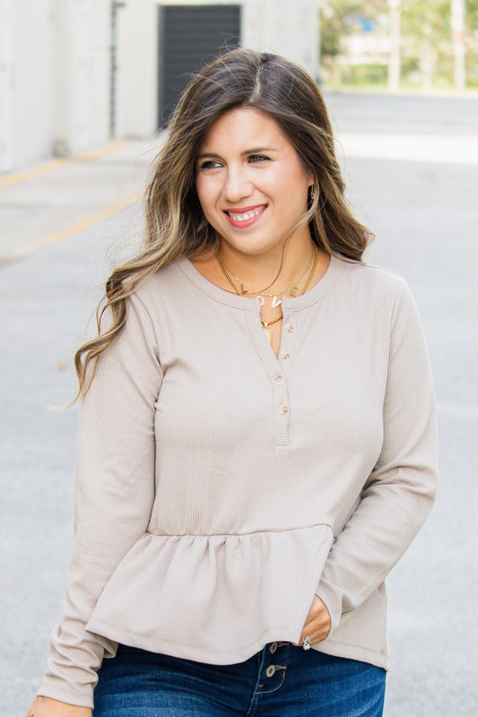 Everyday Comfort Ruffle Top